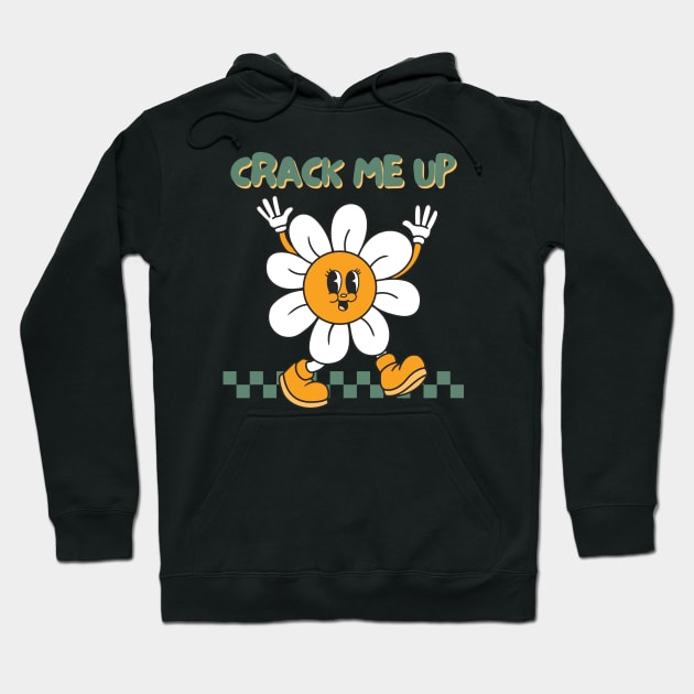 Retro Vibes: Crack Me Up Edition Hoodie by Calypsosky